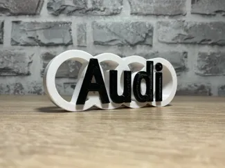 Audi logo (mit Schriftzug)