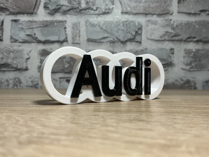 Audi logo (mit Schriftzug)