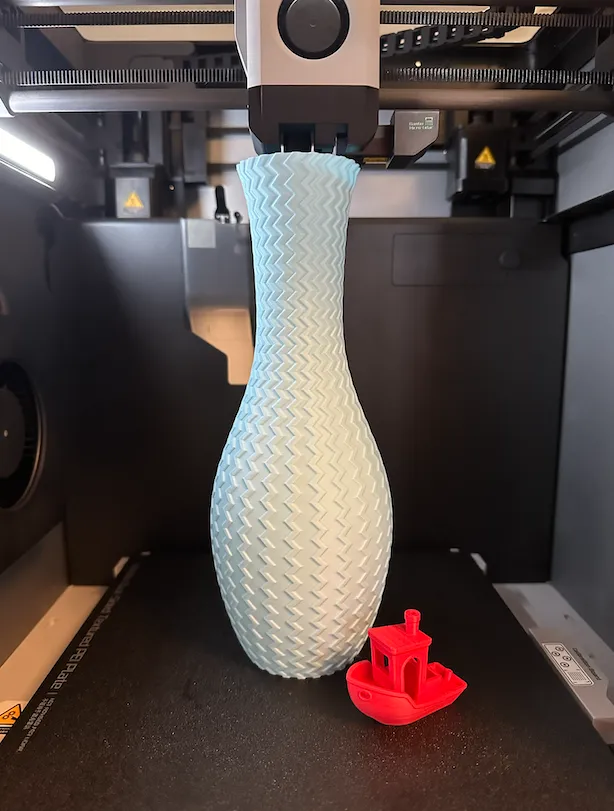 Chevron vase