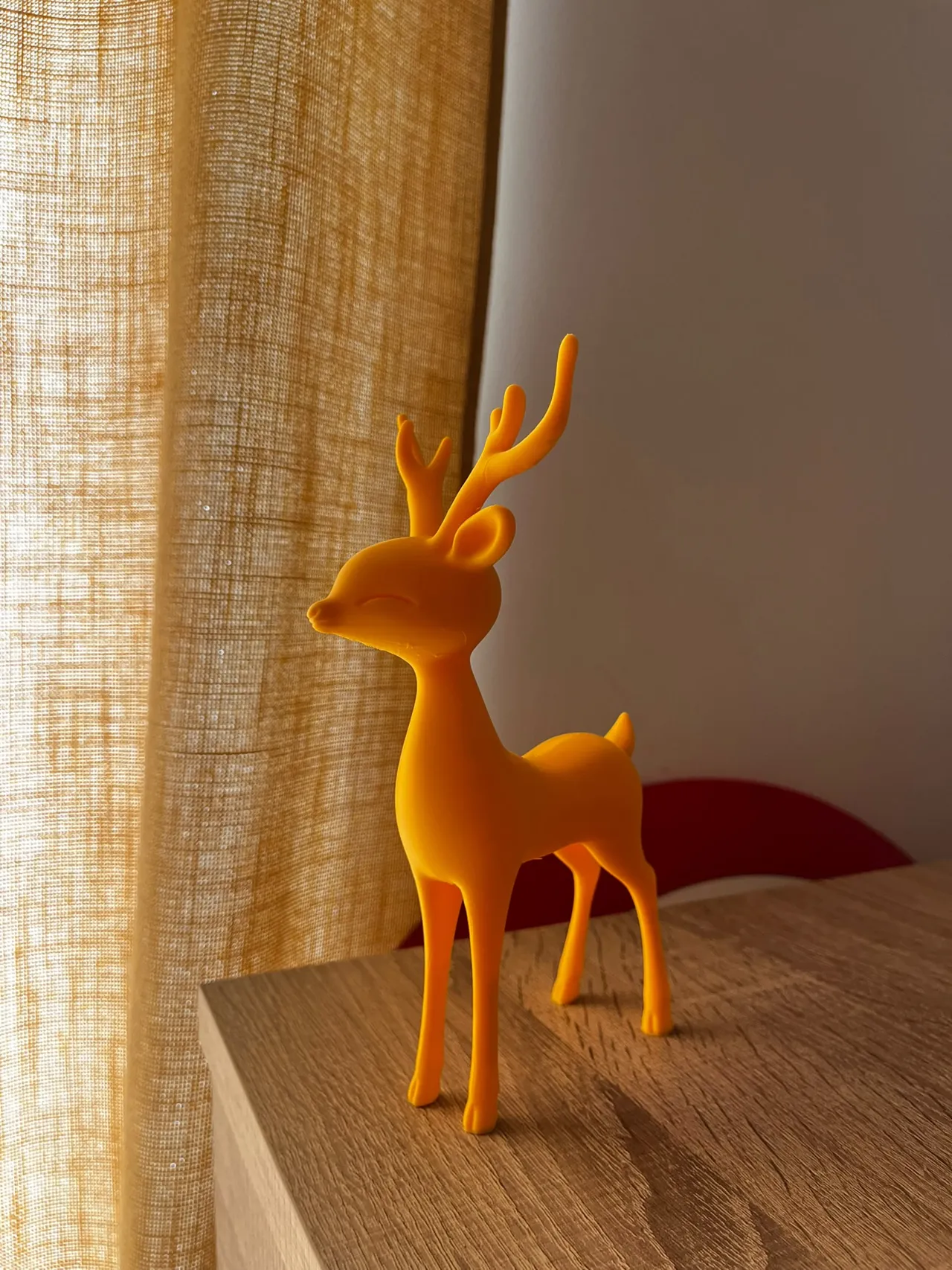 Cute Minimalist Deer Figurine – Elegant Decor view 2