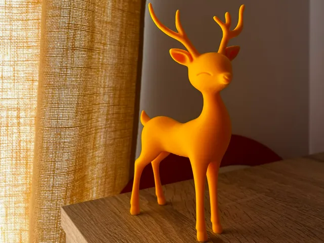 Cute Minimalist Deer Figurine – Elegant Decor