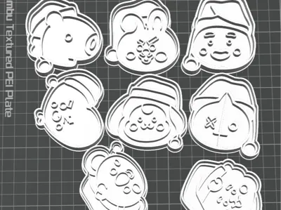 Bt21 cookie molds