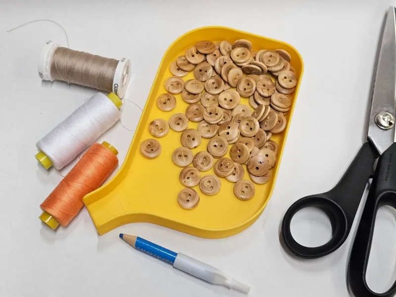Sorting Tray with Pegboard Storage