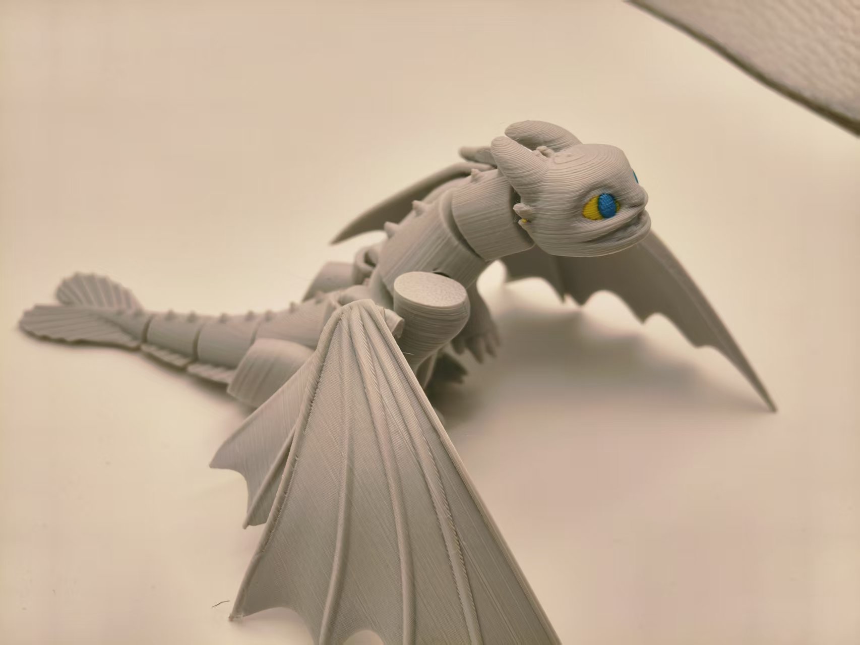Miniatura 8 do modelo 3D 驯龙高手无牙仔三只幼崽，四个涂色，MINI可打无需支撑