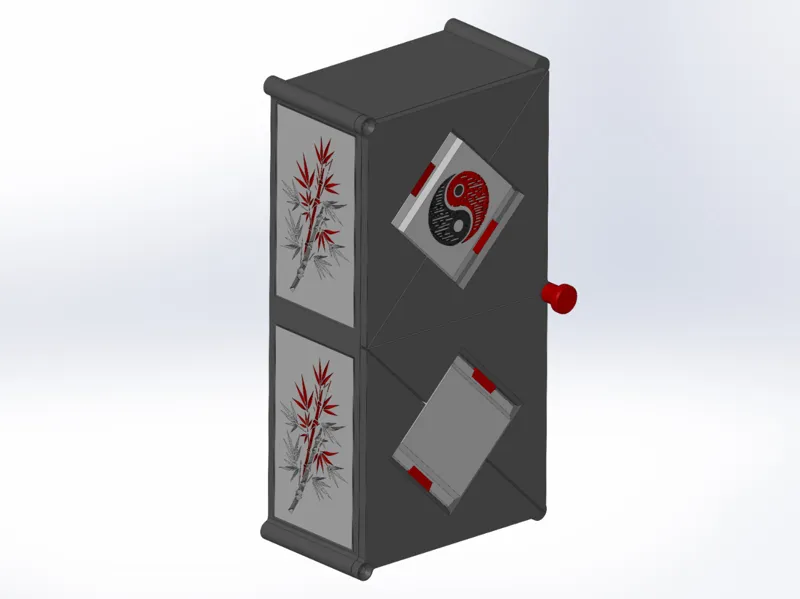 Box incernierato Yin Yang
