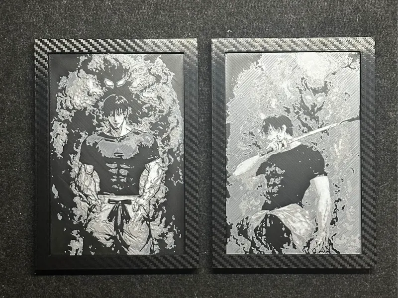 Toji Fushiguro – Dark Aura | Hueforge Style