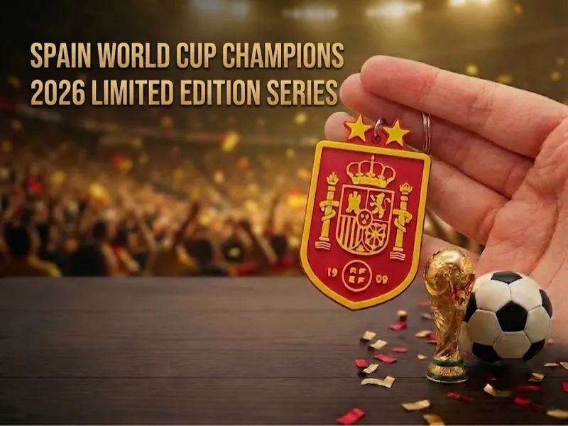 Spanish champion keychain