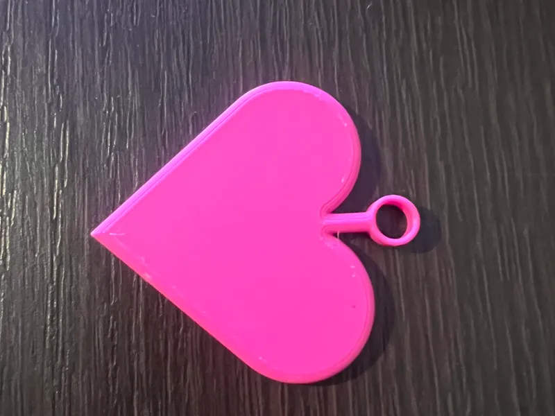 Heart keychain