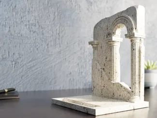 Marble Phone and Book Stand