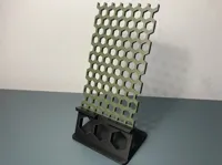0.2mm layer, 2 walls, 15% infill + ironing for a clean top.