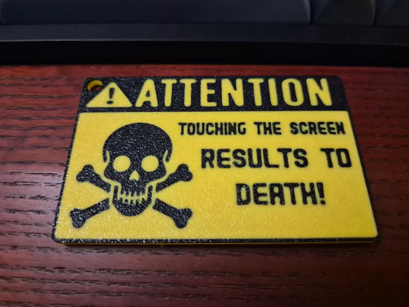 Don't touch my screen