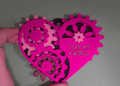 Heart Mecha Keychain