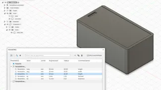 Parametric box with sliding lid