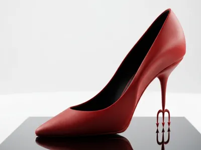 Heel from Devil wears prada