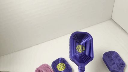 Fidget Pickleball Paddle Keychain