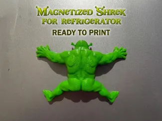 MagnetizedShrek - Shrek Imantado para Refrigerador