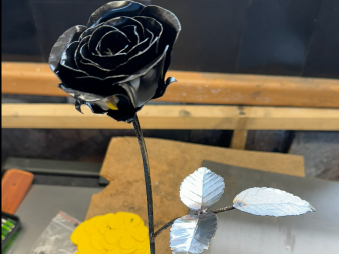 Steel Rose templates valentines day