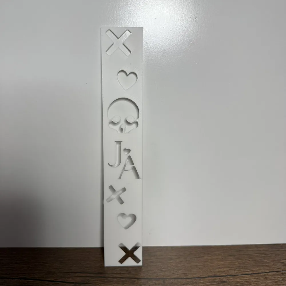 Lights Out Book Edge Stencil - Free 3D Print Model - MakerWorld