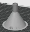 For 45-70 Government 0.16mm layer, 2 walls, 100% infill