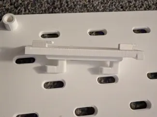 Ikea Fredde side panel Skadis mount