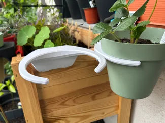 140mm Wall Mount Modular Plant Pot Holder Planter