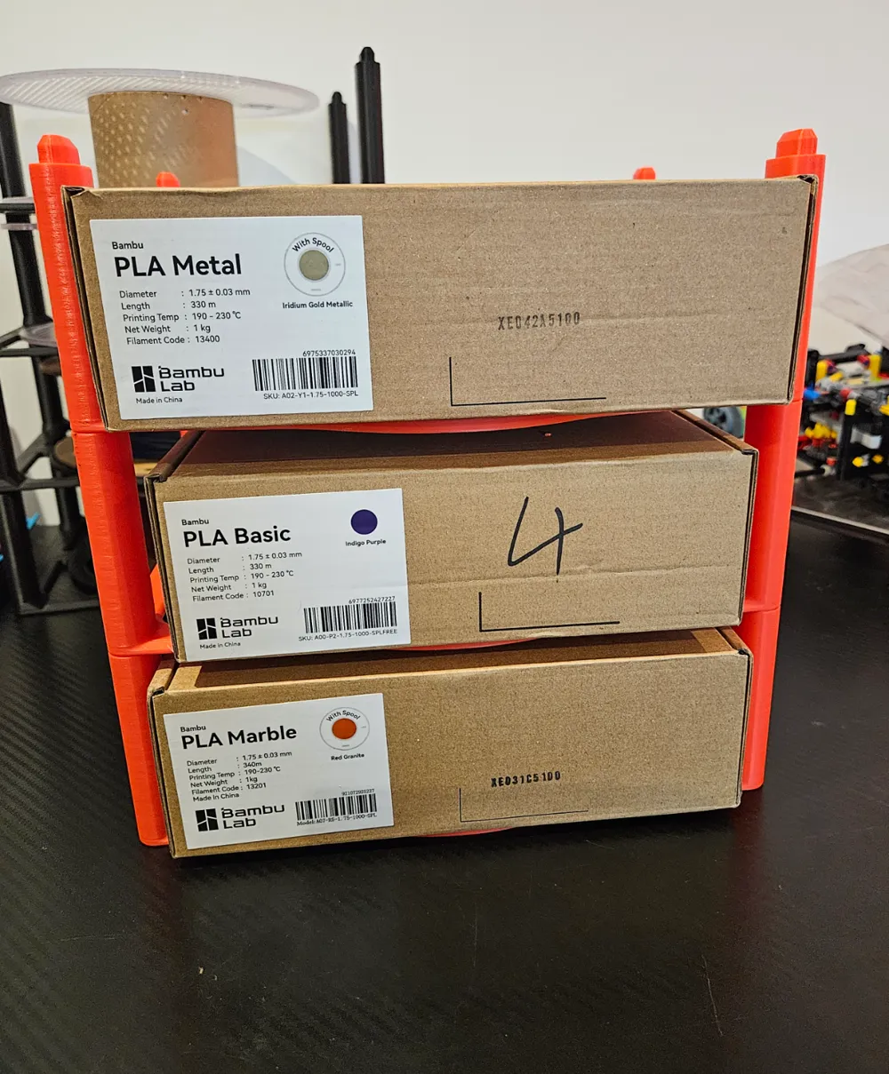 Simple stackable storage solution for spool boxes by p666buc MakerWorld ...