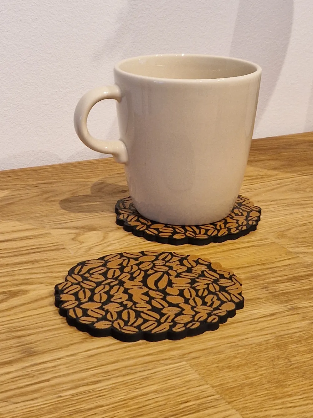 Offe Coaster Coffee Bean Coaster by EmpordaLab3D - MakerWorld