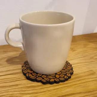 Coffee Bean Coaster