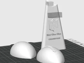 Fantasy Football Trophy Lombardi Customizable