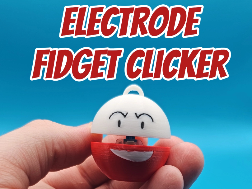 Electrode Fidget Clicker & Keychain