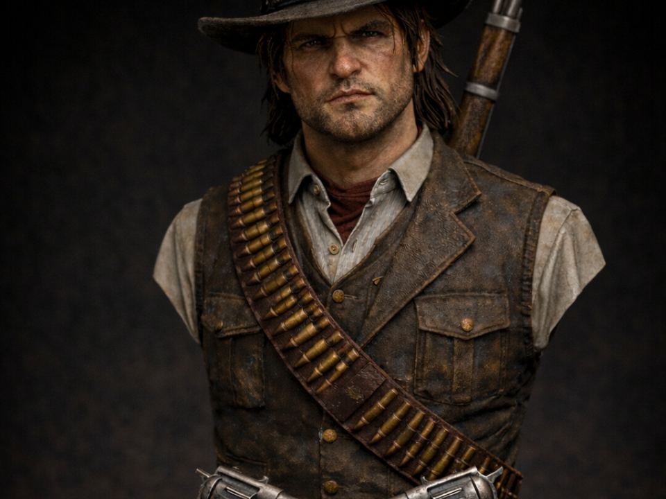John Marston Bust | Red Dead Redemption Fan Art