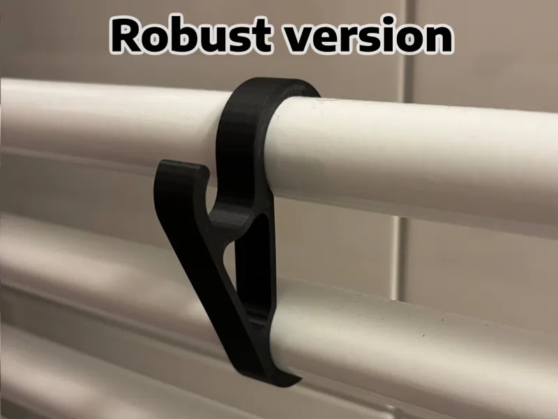 Robust bathroom radiator hanger hook for towels