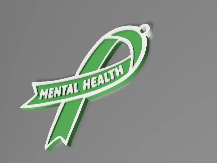 Mens Mental Health Month Keyring