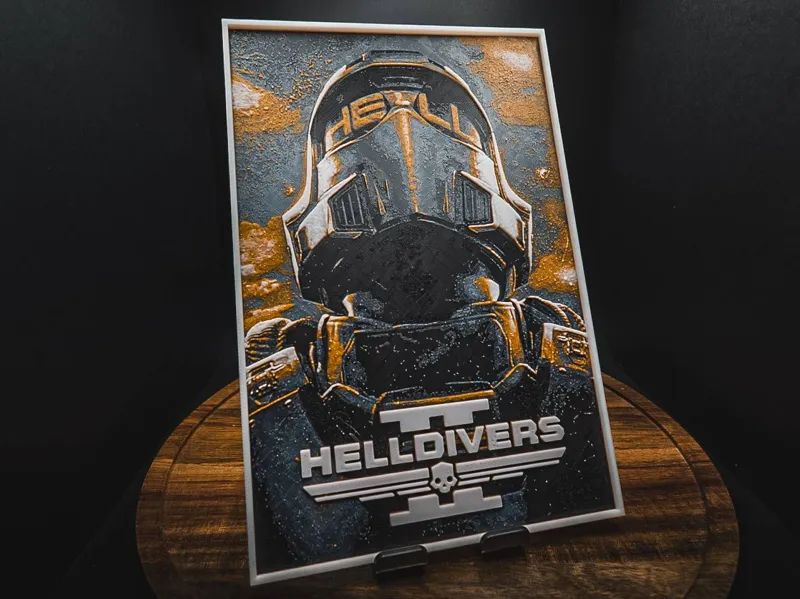 Helldivers II (Game Poster - HueForge)