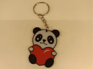 keychain panda love