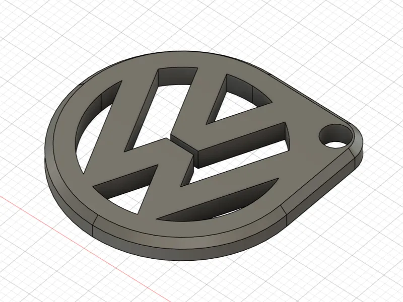 Volkswagen keychain