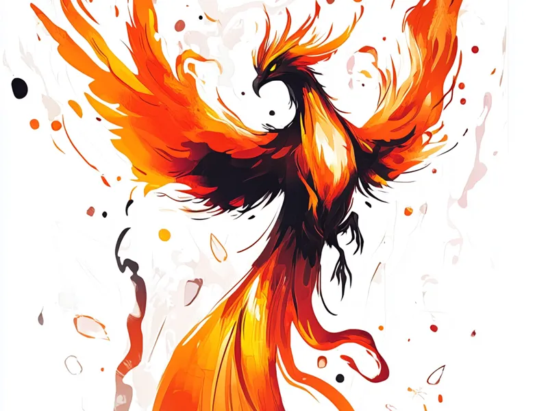 Phoenix Fantasy Poster - Hueforge