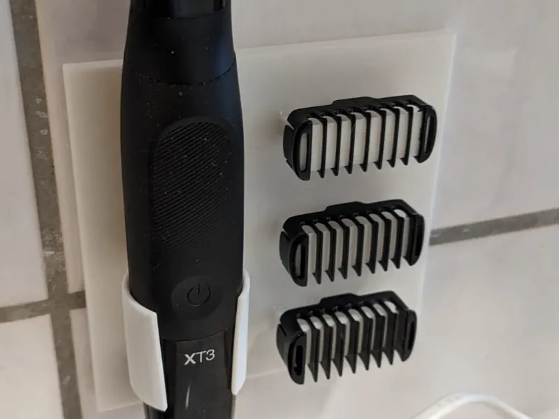 Wall mount for Braun XT3 Shaver/trimmer