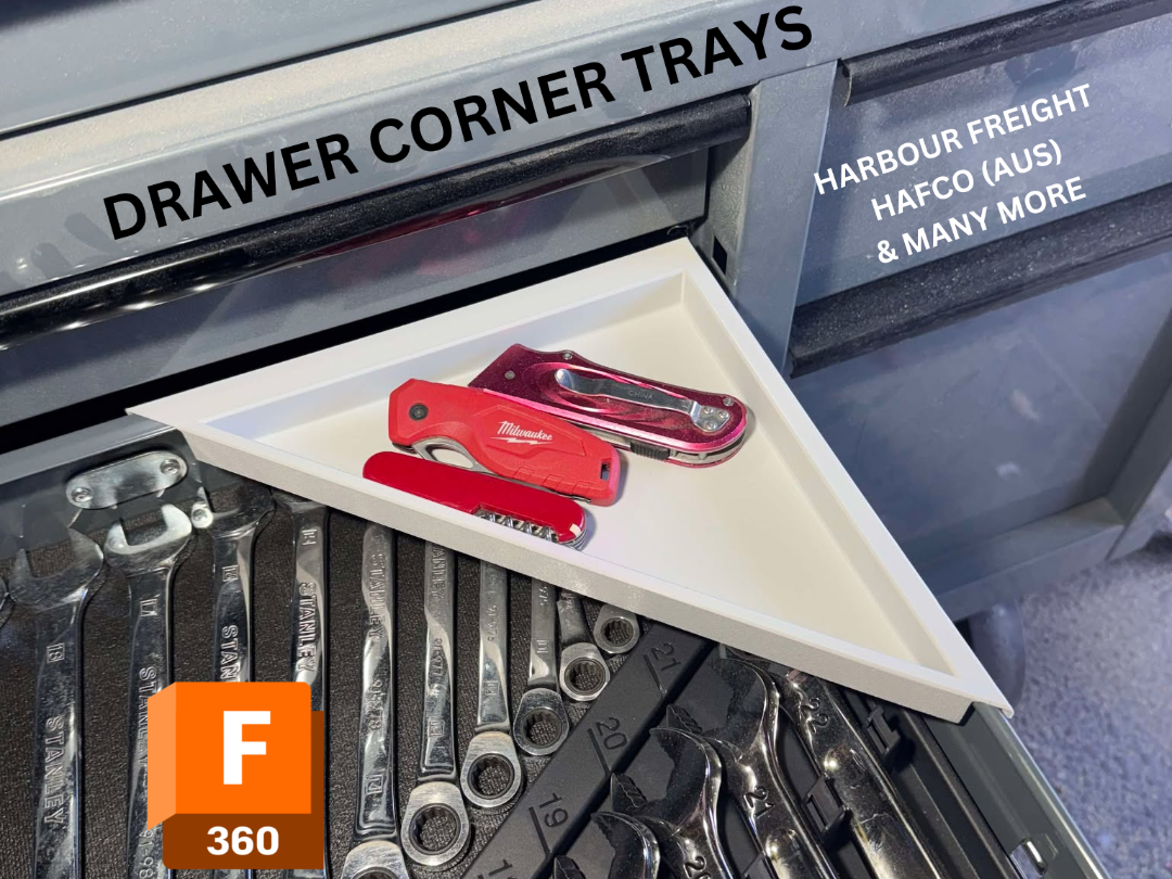 Toolbox Drawer Corner Trays - US General etc