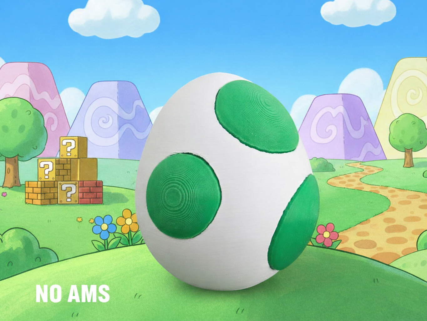 Yoshi Egg (Super Mario Bros) -No AMS- Mario Yoshi