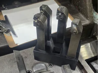 Lathe 1" Insert Cutter Holder 6 Slot
