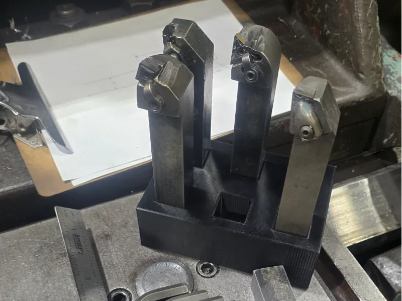 Lathe 1" Insert Cutter Holder 6 Slot