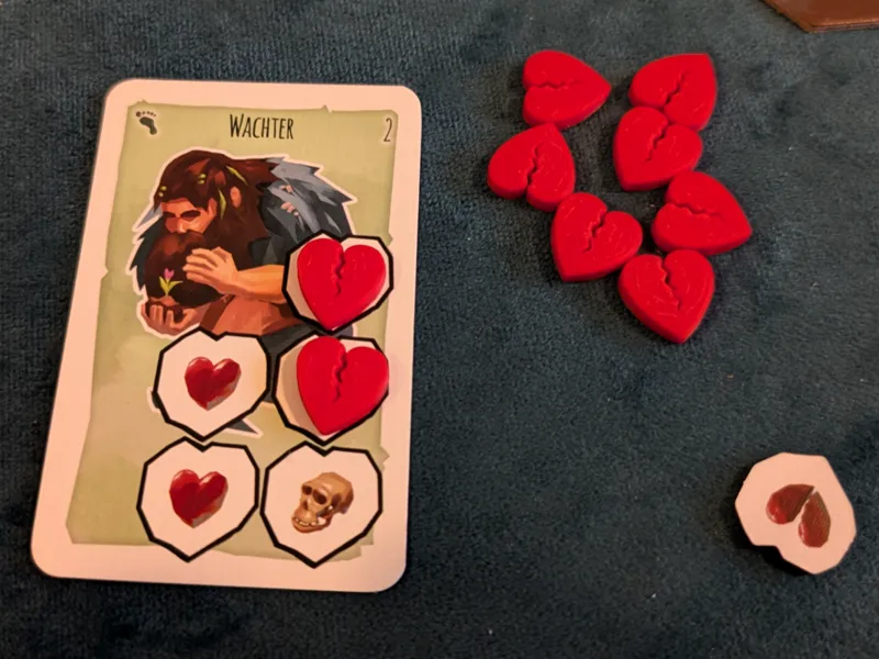Broken Heart Tokens (Paleo / Boardgames)