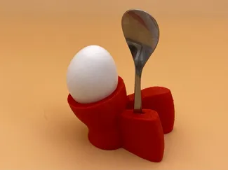 Tilted Easter Egg Bunny Cup