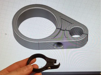 TRS trial brake hose guide