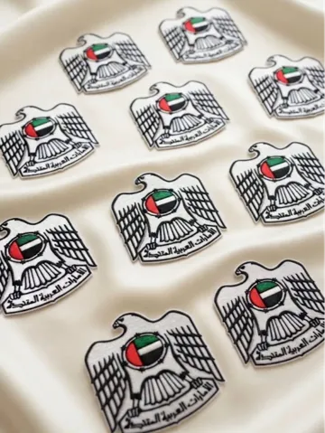 Modelo para impresión 3D: UAE Emblem-شعار دولةالامارات العربيةالمتحده — vista de referencia 2