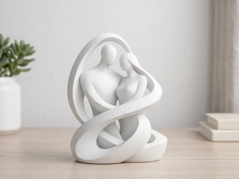 Wrapped Loving Couple - Decor