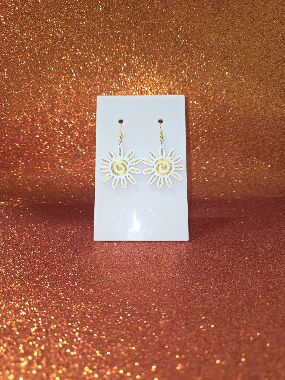 Tribal sun v2 earrings view 2