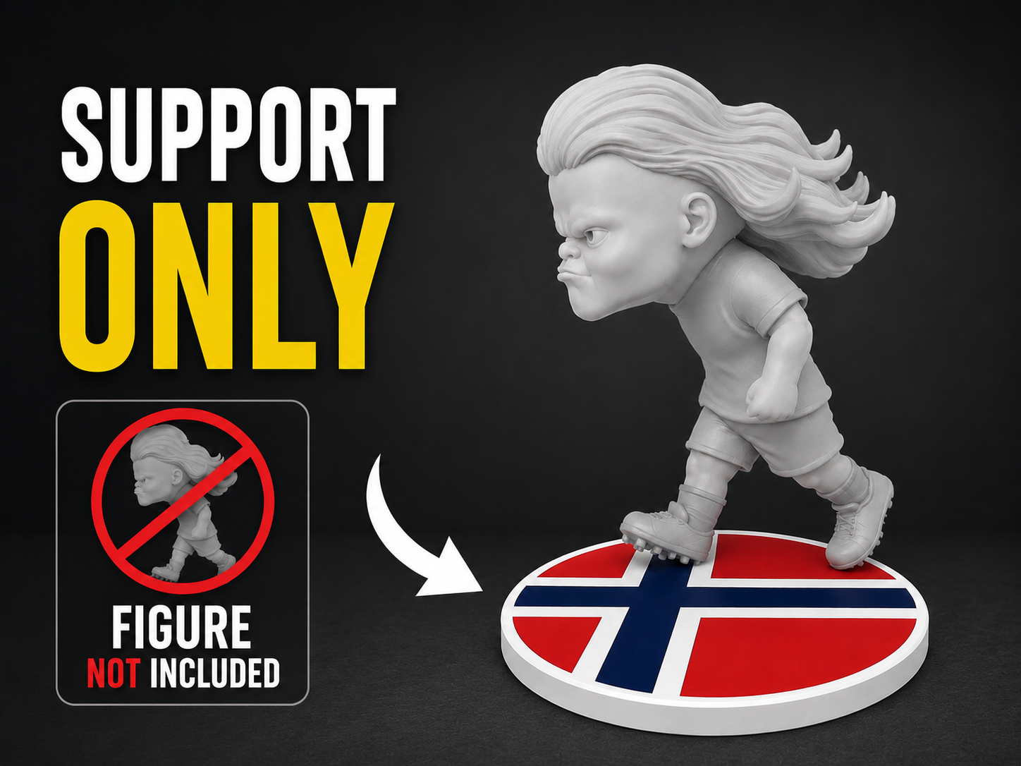 Norway Display Base for Haaland Figure