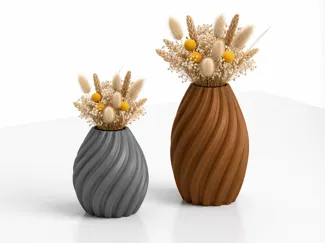 TwistWave_Vase_Duo